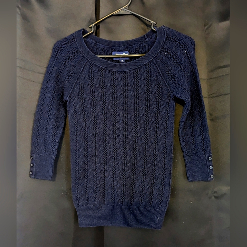 Navy blue American Eagle sweater